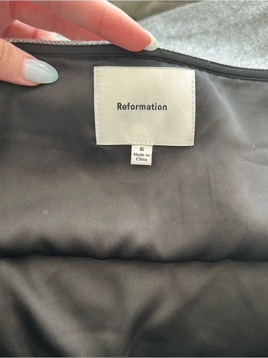 Reformation Rory Mid Rise Mini Skirt - Picture 6 of 7